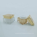 hot sale 15g 30g luxury square double layer acrylic  jar